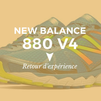 Retour sur les chaussures de running New Balance 880 v4