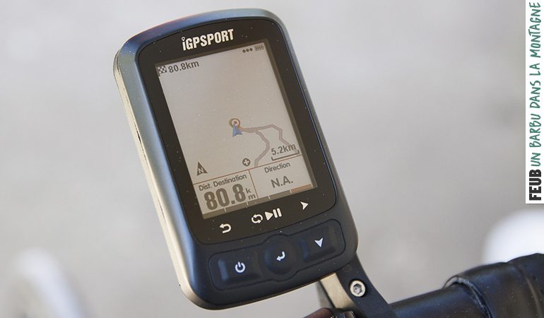 Test du compteur vélo GPS iGPSport iGS618