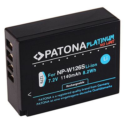 Batteries compatibles Patona NP-W126S pour Fujifilm X-T3